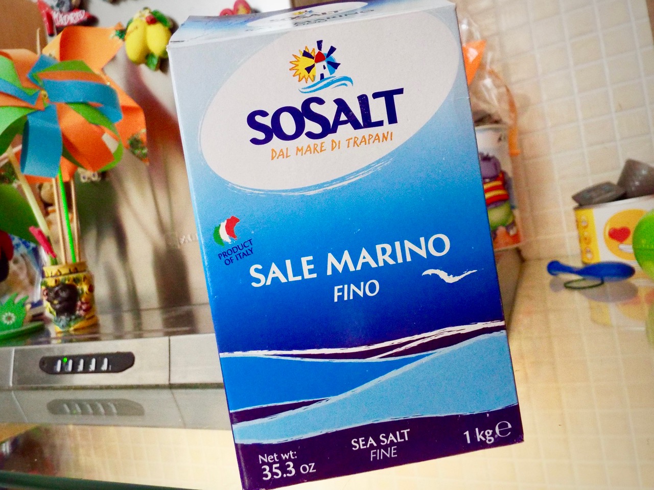SOSALT DAL MARE DI TRAPANI Coarse Sea Salt, Sicilian, Bulk, Foodservice Bucket