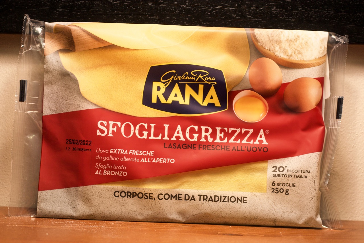 Rana Lasagne Sfogliagrezza Daniele Sciarotta