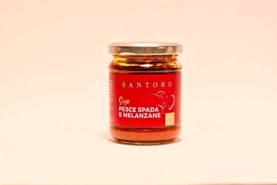 Santoro-Schwertfisch-Auberginen-Sauce