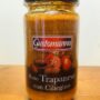 Pesto Trapanese con ciliegino Gustomanno, il Pesto alla Trapanese è una specialità tipica della Sicilia occidentale, preparata con pomodori freschi, mandorle, basilico, aglio, olio extravergine d’oliva e pecorino.